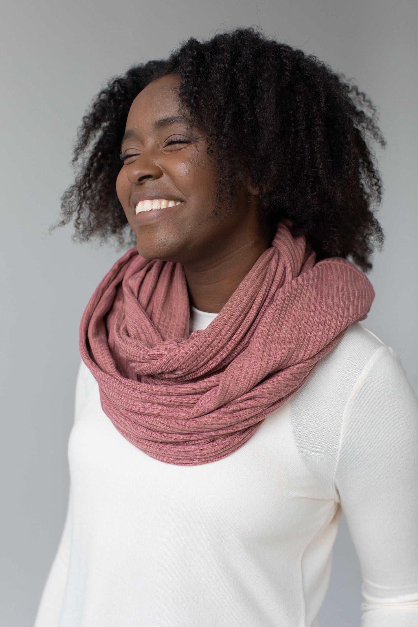 Ribbed Infinity Scarf