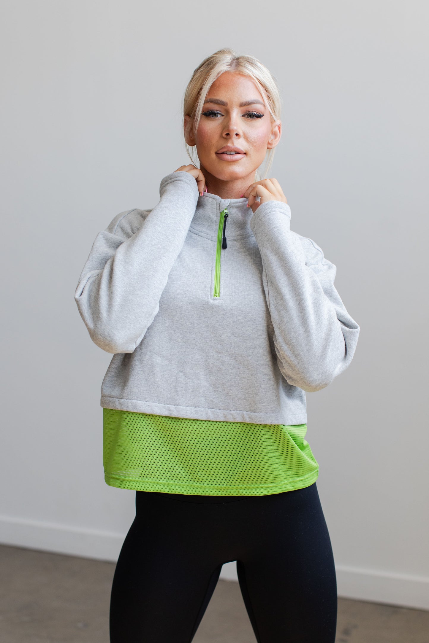 Alexa Mesh Pullover