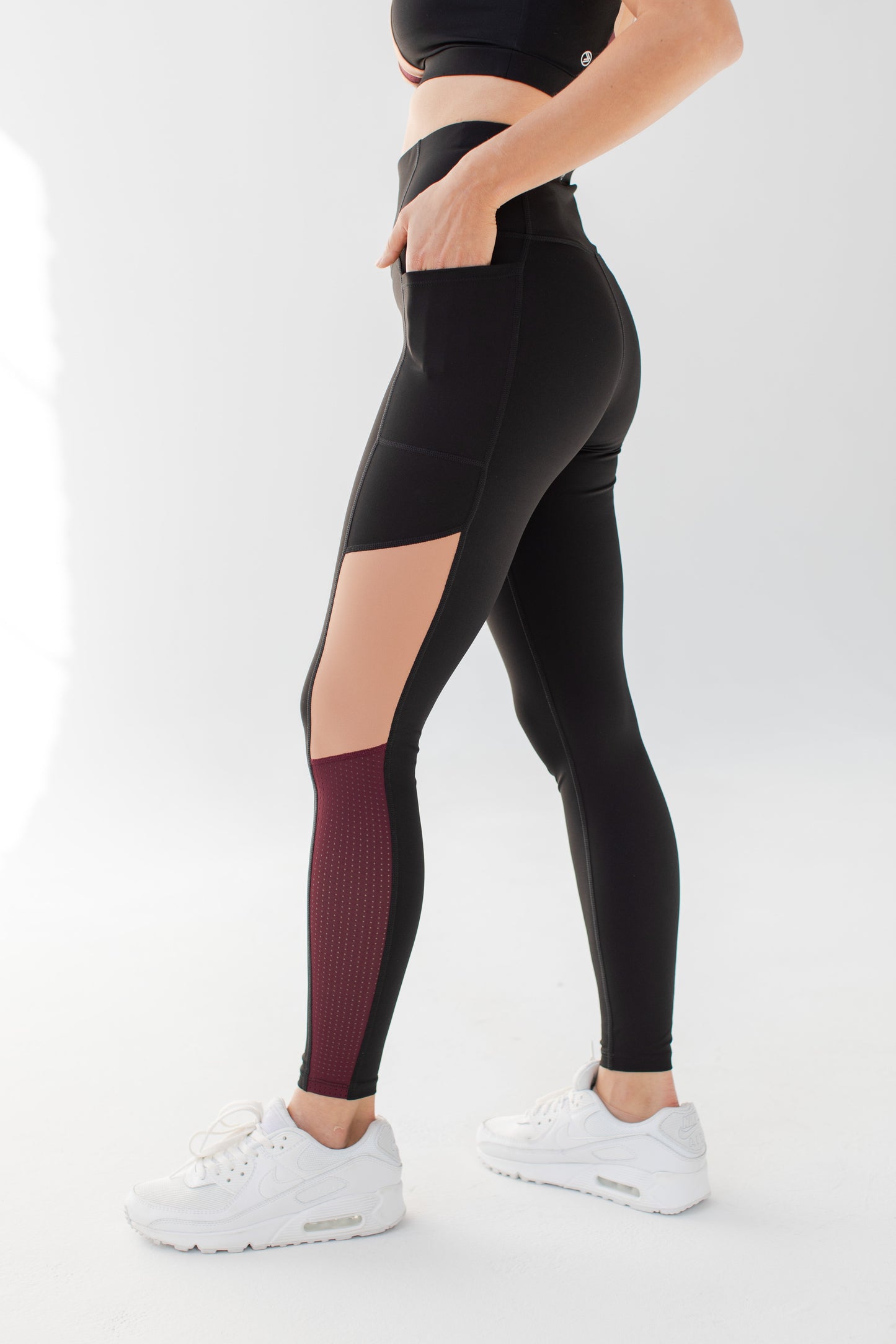 Lauren Mesh Inset Legging