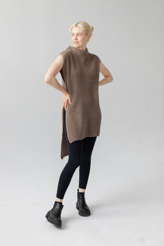 Hi-Lo Sleeveless Sweater