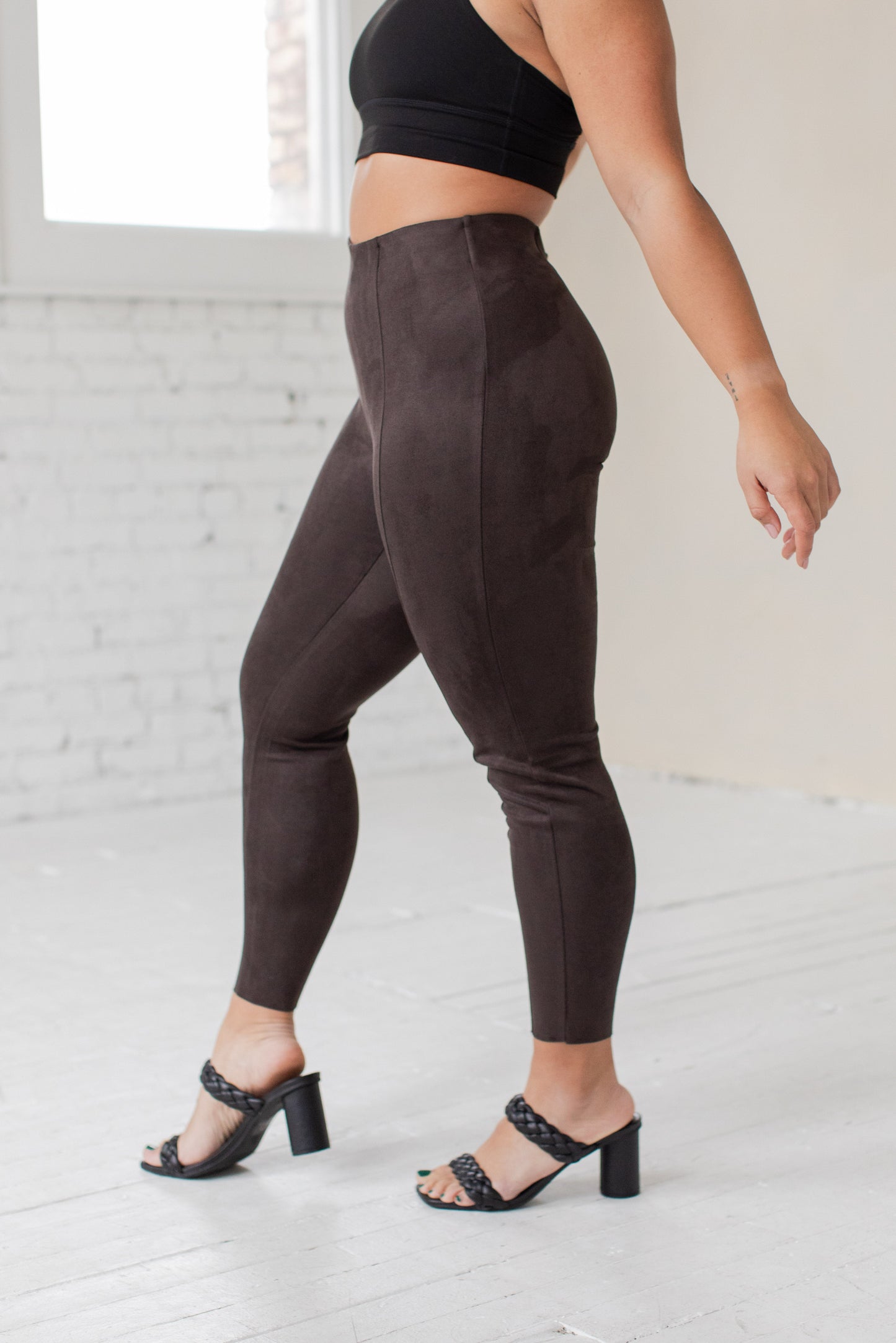 Suede Legging