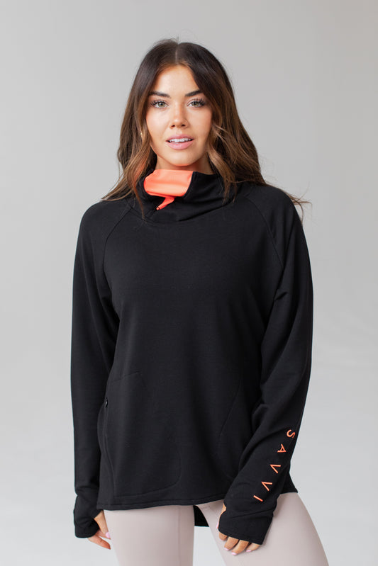 Cayce Mesh Zip Pullover