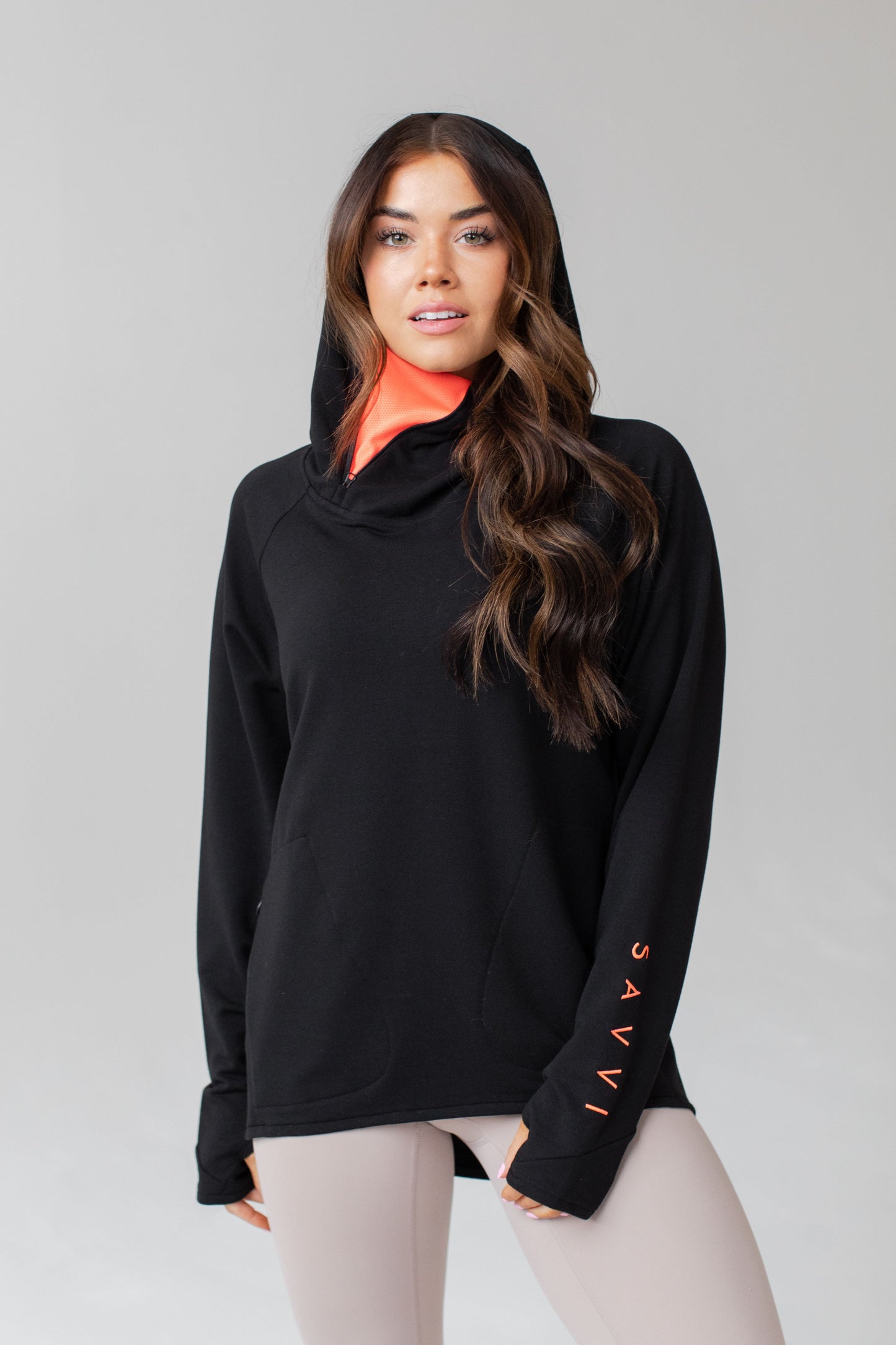 Cayce Mesh Zip Pullover